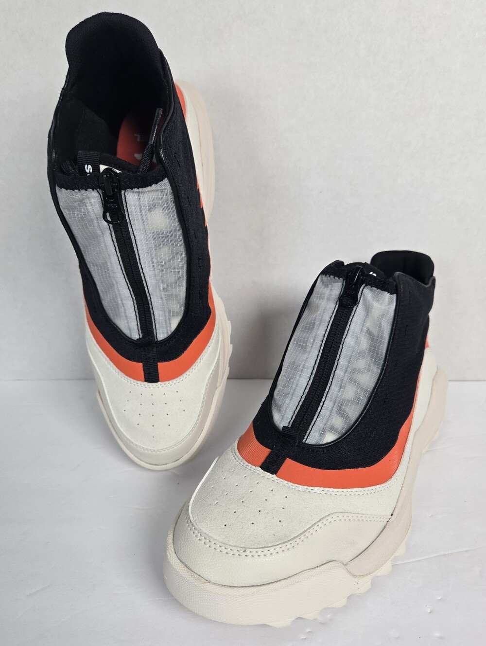 SOREL ONA 718 Zip Up Lace Up Sneaker Booties Jet Black Color Block Women’s US11